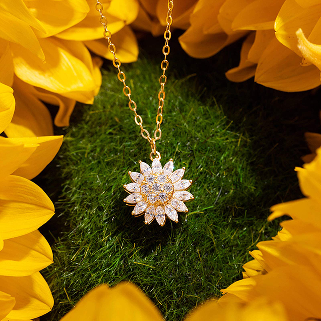 Collar Giratorio de Girasol