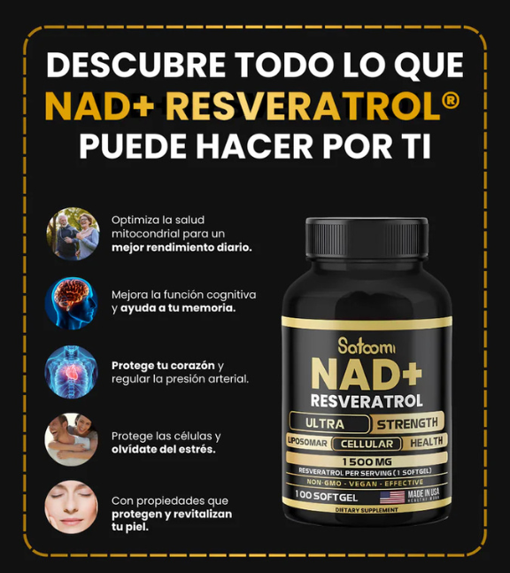 NAD + resveratrol - Promocion por HOY!